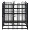 Outdoor Dog Kennel Steel 59.5 ft²